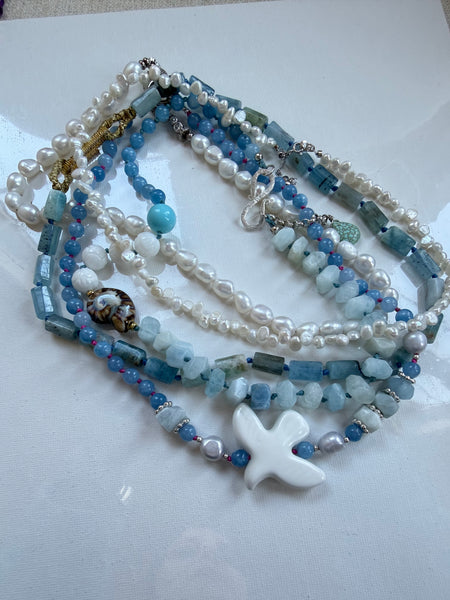The Dove of Peace Gemstone Necklace