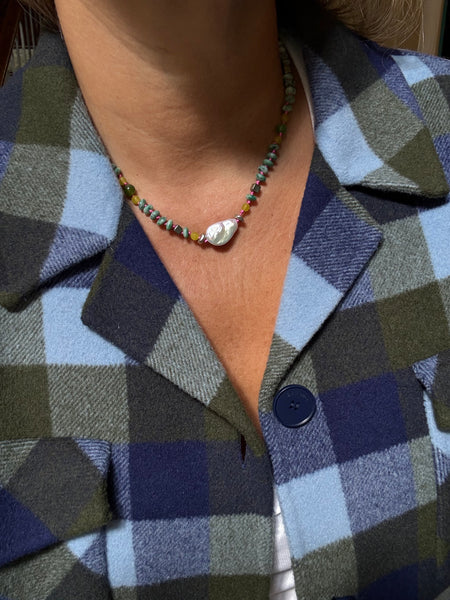 Janice Jasper Beaded Necklace