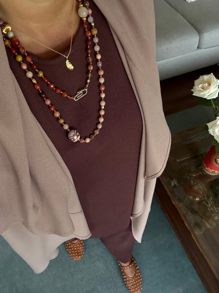 Nadia Versatile Handmade Gemstone Necklace