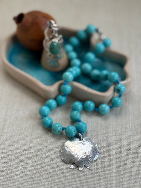 Prosperity Pomegranate Monochrome Necklace