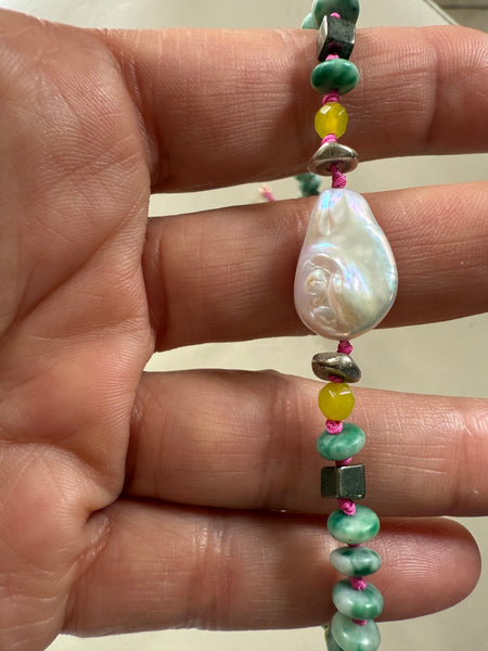 Janice Jasper Beaded Necklace