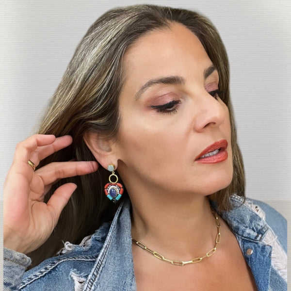 GEMosaic earrings