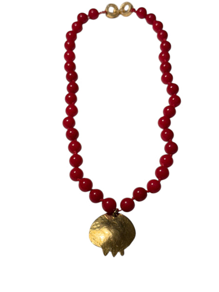Prosperity Pomegranate Monochrome Necklace