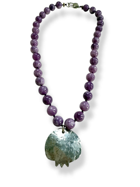 Prosperity Pomegranate Monochrome Necklace