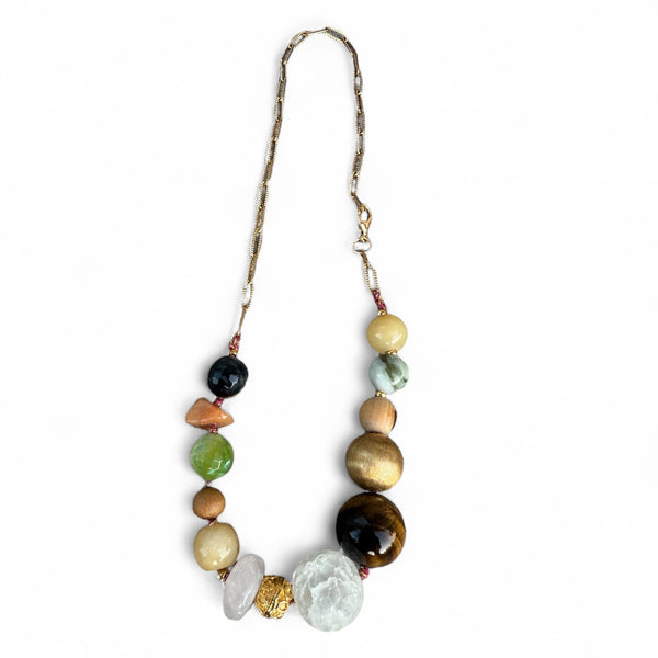 Petra Statement Beaded Necklace