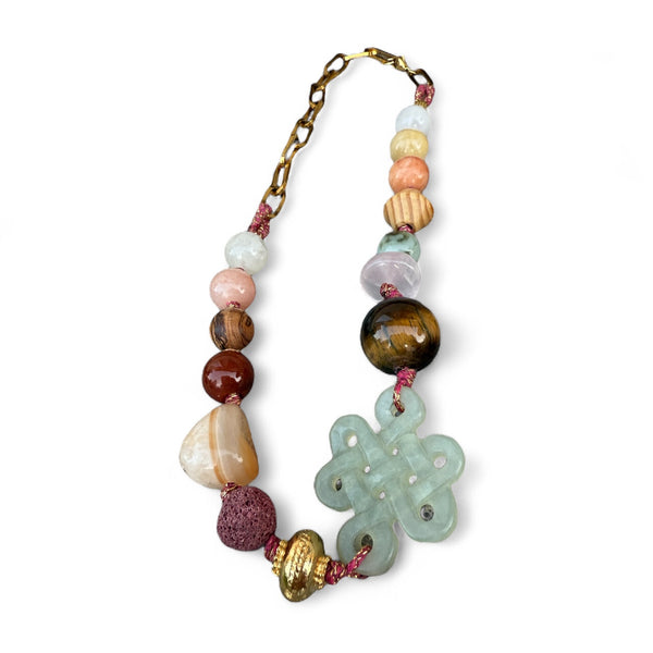 Petra Statement Beaded Necklace