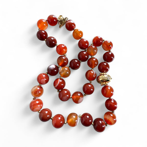 Wadi Rum Carnelian Agate Necklace