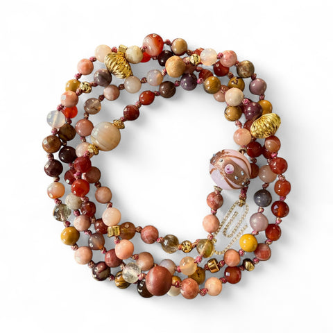 Nadia Versatile Handmade Gemstone Necklace