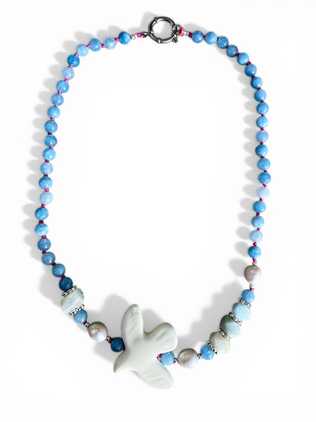 The Dove of Peace Gemstone Necklace