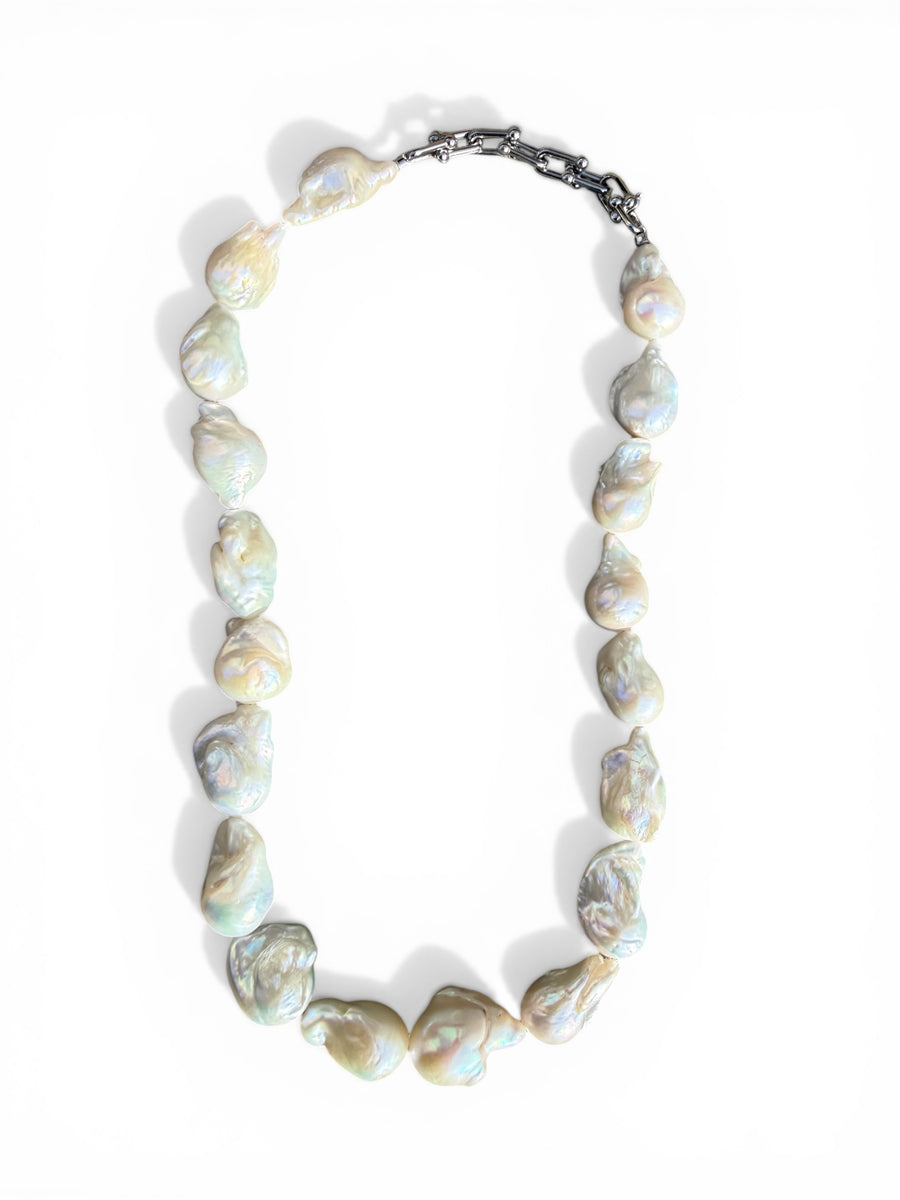 Lumina Chunky Baroque Pearl Necklace | Inamullumani